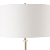 Diego Floor Lamp, Antique Brass-Lighting-High Fashion Home