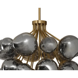 Dionis Chandelier, Round, Grey