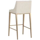 Dionne Barstool, Monument Oatmeal-Furniture - Dining-High Fashion Home