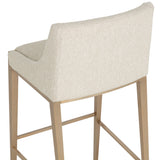Dionne Barstool, Monument Oatmeal-Furniture - Dining-High Fashion Home