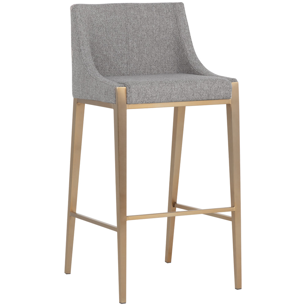 Dionne Barstool, Monument Pebble-Furniture - Dining-High Fashion Home