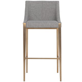 Dionne Barstool, Monument Pebble-Furniture - Dining-High Fashion Home