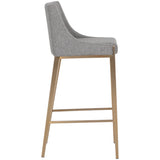 Dionne Barstool, Monument Pebble-Furniture - Dining-High Fashion Home