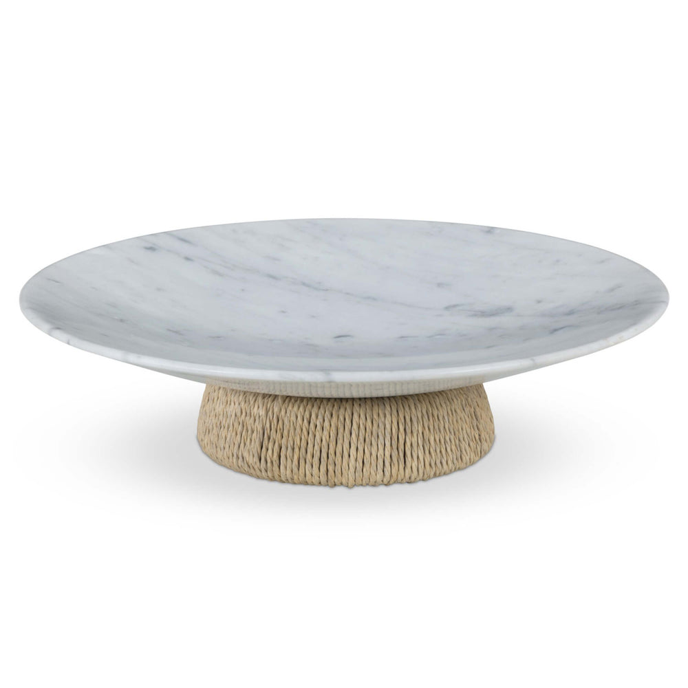 Divya Bowl, White Marble by Four Hands-Accessories-High Fashion Home