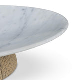 Divya Bowl, White Marble by Four Hands-Accessories-High Fashion Home