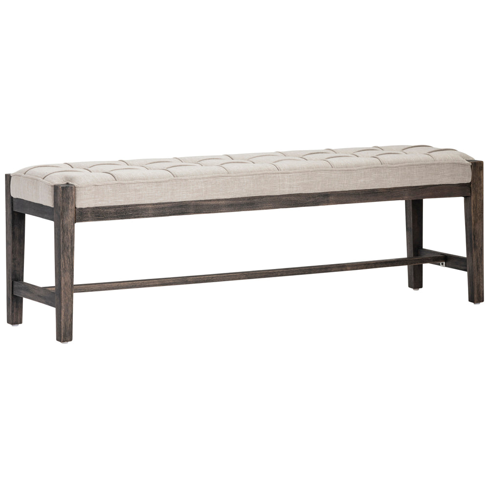 Dixon Bench, Beige-Furniture - Benches-High Fashion Home
