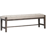 Dixon Bench, Beige-Furniture - Benches-High Fashion Home