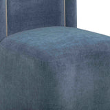 Dolce Rolling Desk Chair, Blue