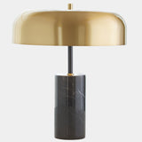 Dome Table Lamp, Gold-Lighting-High Fashion Home