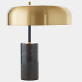 Dome Table Lamp, Gold-Lighting-High Fashion Home