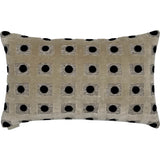 Domino Lumbar Pillow, Onyx