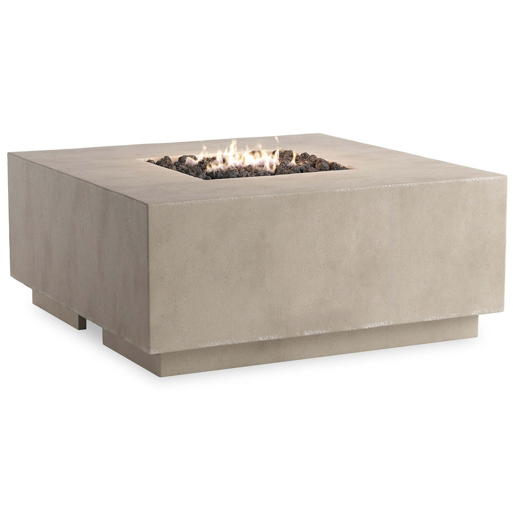 Donovan Outdoor Fire Table, Natural-Furniture - Outdoor-High Fashion Home