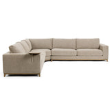 Donovan Sectional, Bisque-Furniture - Sofas-High Fashion Home