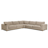 Donovan Sectional, Bisque-Furniture - Sofas-High Fashion Home
