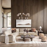 Donovan Sectional, Bisque-Furniture - Sofas-High Fashion Home