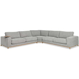 Donovan Sectional, Gray-Furniture - Sofas-High Fashion Home