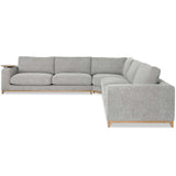Donovan Sectional, Gray-Furniture - Sofas-High Fashion Home