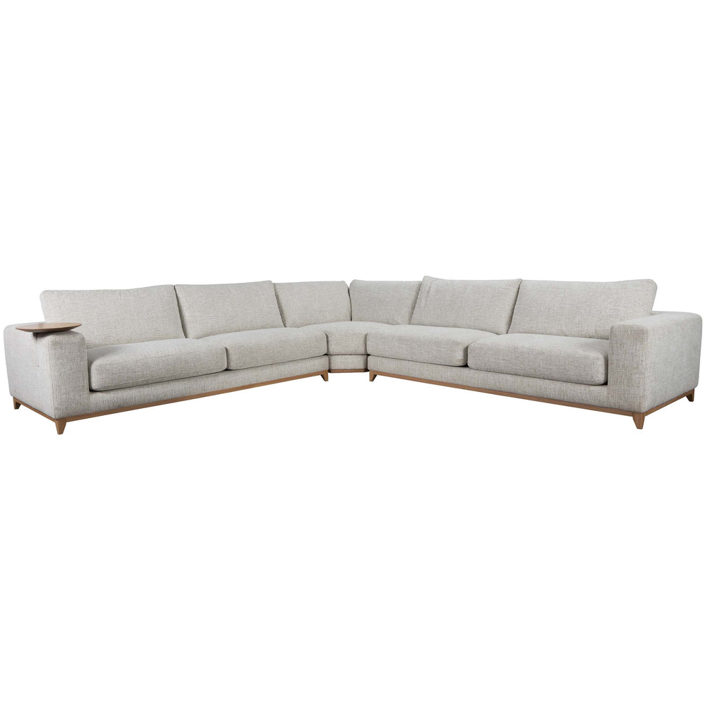 Donovan Sectional, Sand-Furniture - Sofas-High Fashion Home
