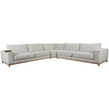 Donovan Sectional, Sand-Furniture - Sofas-High Fashion Home