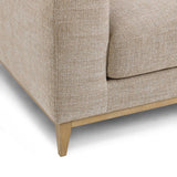 Donovan Sofa, Bisque-Furniture - Sofas-High Fashion Home