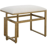 Donte Accent Stool, Off White