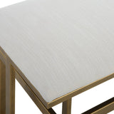 Donte Accent Stool, Off White