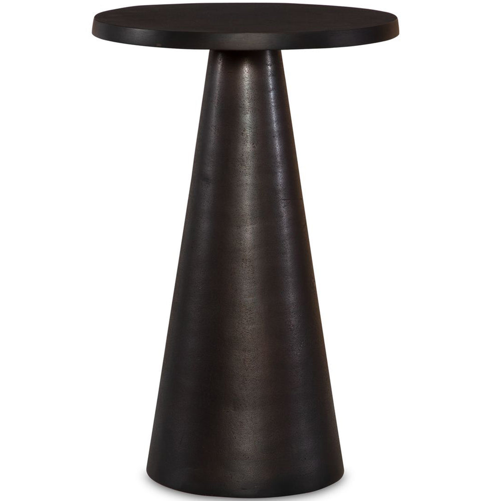Dorian Accent Table, Dark Bronze-Furniture - Accent Tables-High Fashion Home