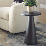 Dorian Accent Table, Dark Bronze-Furniture - Accent Tables-High Fashion Home
