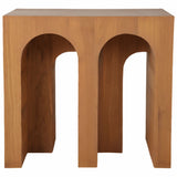 Double Arch Accent Table, Natural