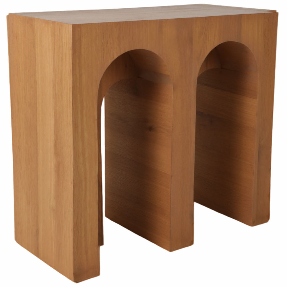 Double Arch Accent Table, Natural