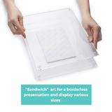 20x24" Photo Floating Acrylic Clear Picture Frame (Frame Size 23x27")