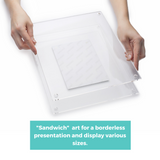 20x30" Photo Floating Acrylic Clear Picture Frame (Frame Size 23x33")-Frames-High Fashion Home