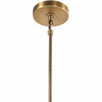 Dudley Chandelier, Aged Brass