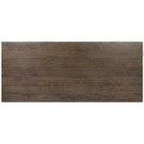 Duncan Rectabgular Dining Table, Suede Brown/Carbon Black-Furniture - Dining-High Fashion Home