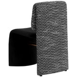Dunnington Dining Chair, Abbington Black/Hobbes Night, Set of 2-Furniture - Dining-High Fashion Home