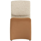 Dunnington Dining Chair, Kona Camel/Noah Ecru, Set of 2-Furniture - Dining-High Fashion Home