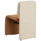 Dunnington Dining Chair, Kona Camel/Noah Ecru, Set of 2-Furniture - Dining-High Fashion Home