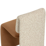 Dunnington Dining Chair, Kona Camel/Noah Ecru, Set of 2-Furniture - Dining-High Fashion Home