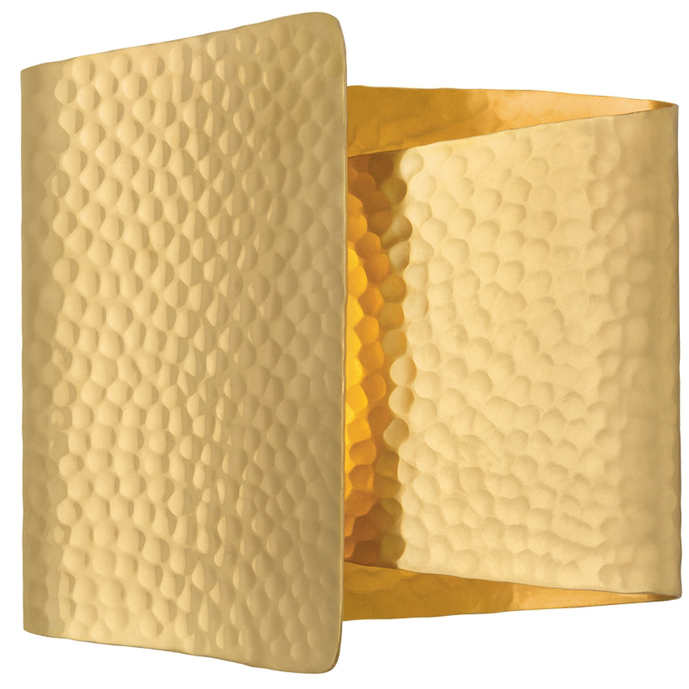 Dunnsville Wall Sconce, Aged Brass