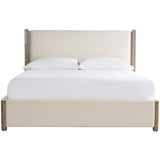 Dwell Boulder Bed, Asbury Oatmeal-Furniture - Bedroom-High Fashion Home