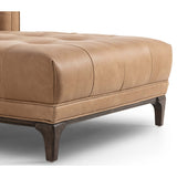 Dylan Leather Chaise, Palermo Drift