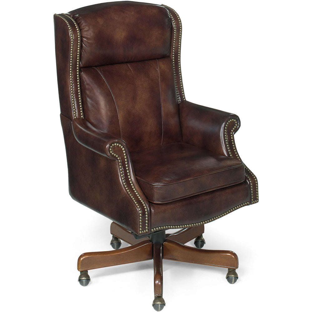 Merlin Leather Executive Swivel Tilt Chair, Empire Byzantine-Furniture - Office-High Fashion Home