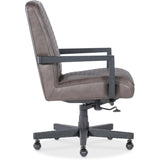 Shadow Leather Executive Chair, Ankur Dark Brown