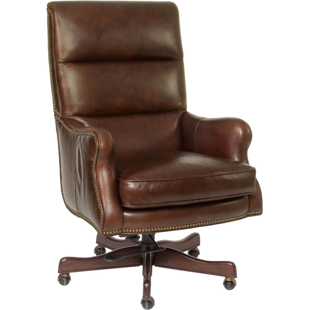 Victoria Leather Executive Swivel Tilt Chair, Halona Native-Furniture - Office-High Fashion Home
