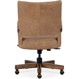 Chace Leather Executive Swivel Tilt Chair, Venerando Latte-Furniture - Office-High Fashion Home