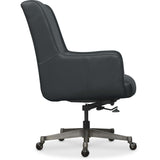 Benito Leather Executive Chair, Salvo Denim