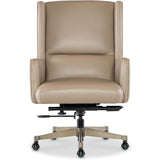 Primrose Leather Executive Chair, Salvo Beige