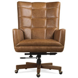 Nico Leather Executive Chair, Jala Whiskey-Furniture - Office-High Fashion Home