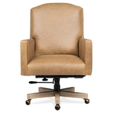 Shore Leather Executive Chair, Brown-Furniture - Chairs-High Fashion Home