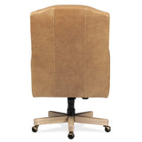 Shore Leather Executive Chair, Brown-Furniture - Chairs-High Fashion Home